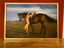 Ölgemälde Frau Aktbild Akt