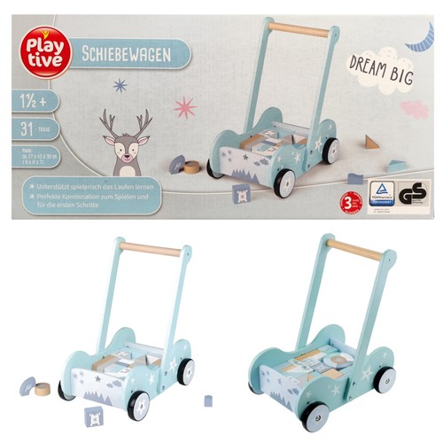 Playtive schiebewagen holz - playtive,