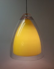 Deckenleuchte  Plexiglas Pendelleuchte Space Age 70er original Vintage