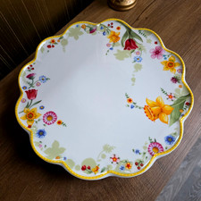 Villeroy & Boch Spring Awakening Tortenplatte auf Fuß ,33cm Durchmesser