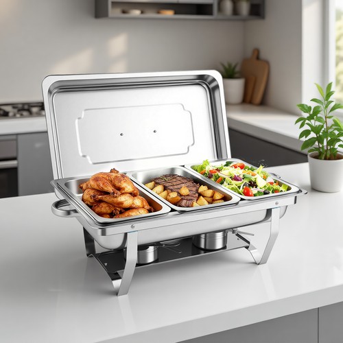 2in1 1 3 chafing - chafing, dish
