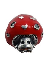 Charms Anhänger Silber 925 Armband Pilz Glückspilz Fliegenpilz Herz Dangle 