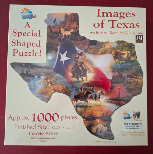 Puzzle images texas 1000 - us, of