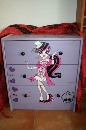 Kommode monster high motiv - high,