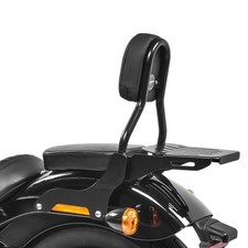 Sissy Bar CL Fix für Harley-Davidson Softail 18-23 mit Gepäckträger sw C-Ware