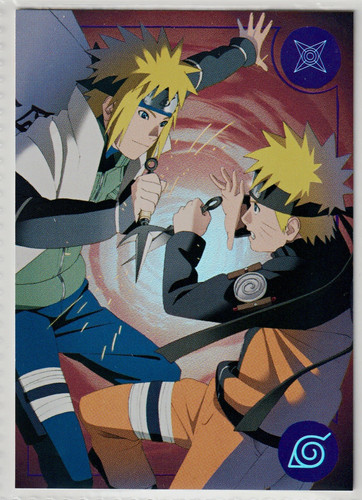 Naruto panini trading card - trading,