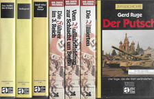 7 x Kriegsfilme / Zeitgeschichte   VHS Kassetten  Sammlung  Raritäten