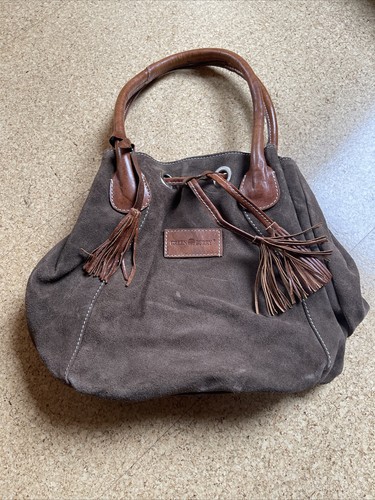 Wildleder handtasche green - wildleder,