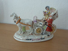 Kutsche Porzellan Dame Rokoko Gräfenthal? nicht gemarkt