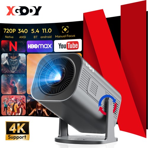 Xgody smart projektor - 4k,