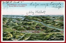 Nordhessen Bad Wildungen und Umgebung mit dem Gebiet der Edertalsperre 1943 AK