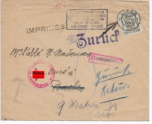 Brief drucksache liege und - brief,