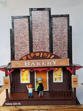 PLAYMOBIL CUSTOM WESTERN BÄCKERREI UNIKAT UMBAU MIT LICHT