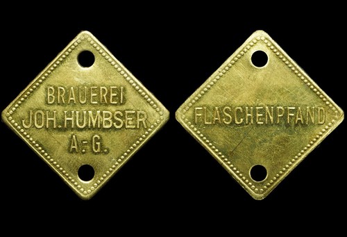 Biermarke flaschenpfand - biermarke:, "flaschenpfand"
