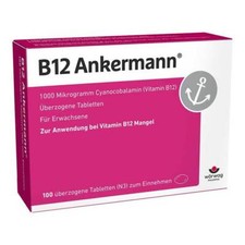 B12 Ankermann 1000 µg Vitamin B12 Tabletten hochdosiert · 100 St · PZN 01502726