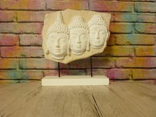 Buddha-Köpfe-Bild-Holz-Dekora