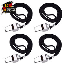 4 Pcs Trillerpfeife Edelstahl