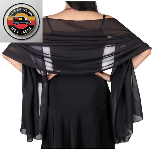 Ladiery chiffon schultertuch - ladiery,