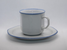 Untertasse und Tasse mit weiß