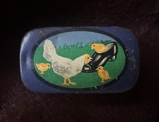 Kautabak Henschu 1925 Blechdose Priem Nordhausen Kautabaktopf Kautabakdose