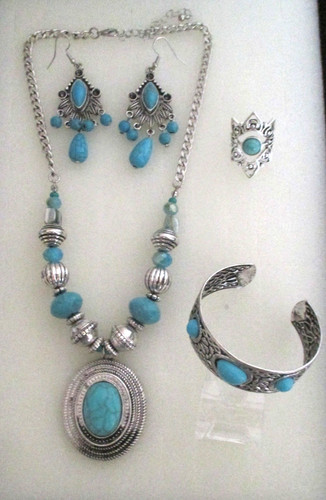 Set modeschmuck kette - -, ring
