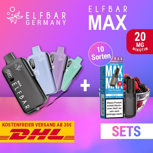 Elfbar max akkuträger - elfbar, +