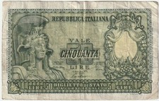 Cinquanta Lire 50 Lire Italien