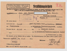 VERPFLICHTUNGSBESCHEID DEZ