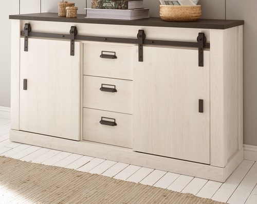 Sideboard weiß pinie und - pinie,