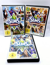 PC DVD- Die Sims 3 - 3 Erweiterungen - Supernatural + Reiseabenteuer + Tierisch