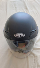 Jet - Helm MTR, GR.M, 57-58cm, schwarz, für Brillenträger geeignet, leicht