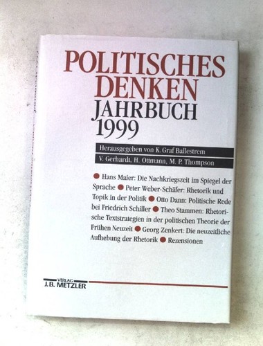 Politisches denken jahrbuch - politisches,