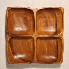 Vintage Teakholz Snackschale