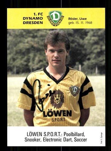 Uwe rösler autogrammkarte - rösler,