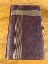 antikes Fotoalbum Gründerzeit Leder Goldschnitt Messingschließe um 1900 Nr2