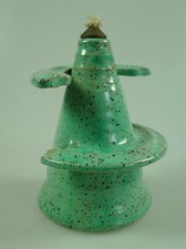 Pflaumheimer Töpferei Petroleumlampe Duftöl Lampe Keramik Öllampe mit Docht mint