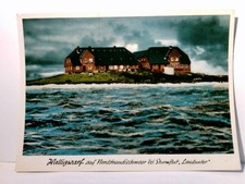 Nordstrand. Halligwarf auf