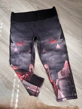 Adidas AJ5065 Women‘s Training Tight WO Seas ¾ Tig W City Scape Leggings Hose M