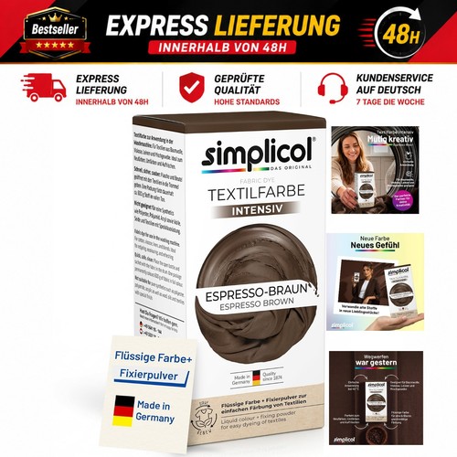 Simplicol intense fabric dye - simplicol,