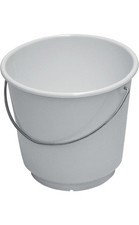 Lockweiler Eimer 20 l Polyethylen weiß lebensmittelecht Ø 370 mm Höhe 330 mm