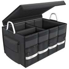 Kofferraumtasche Organizer mit Deckel Kofferraum Autobox Auto Box Tasche
