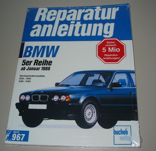 Reparaturanleitung bmw 5er - 5er, e34