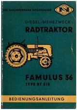 300304  Bedienung RT 315 Famulus 36 RT315 Nordhausen IFA DDR Schlepperwerk