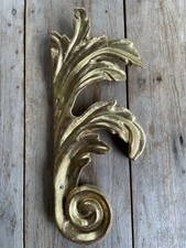 Antik Holz Ornament - Altar/Kirche Blattgold Gold Geschnitzt Unikat