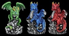 Drachenfiguren klein - 3er Set