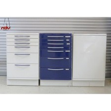 Baisch 3er Arbeitszeile Möbelzeile Behandlungszeile Metallmöbel