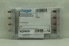 Hager KCF663S ( 805998304 ) Phasenschiene vertikal 4P 3A 10mm² "Neu&OVP"