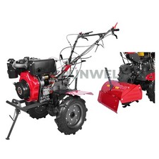 Einachsschlepper Motor Einachser WM1100BE Set Diesel Bodenfräse Heck-, Erdfräse