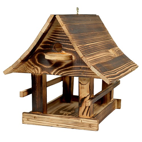 Vogelfutterhaus xxl holz - vogelfutterhaus, haken
