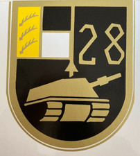 älterer Bundeswehr-Aufkleber Panzerbrigade 28
